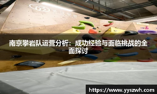 南京攀岩队运营分析：成功经验与面临挑战的全面探讨