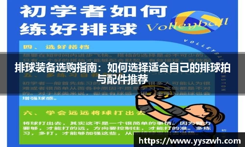 排球装备选购指南：如何选择适合自己的排球拍与配件推荐